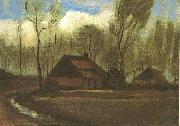 Vincent Van Gogh, Farmhouse Among Trees